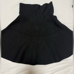 Zara Black Circle Skater Skirt